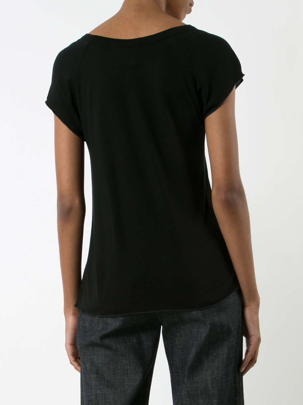 scoop neck T-shirt