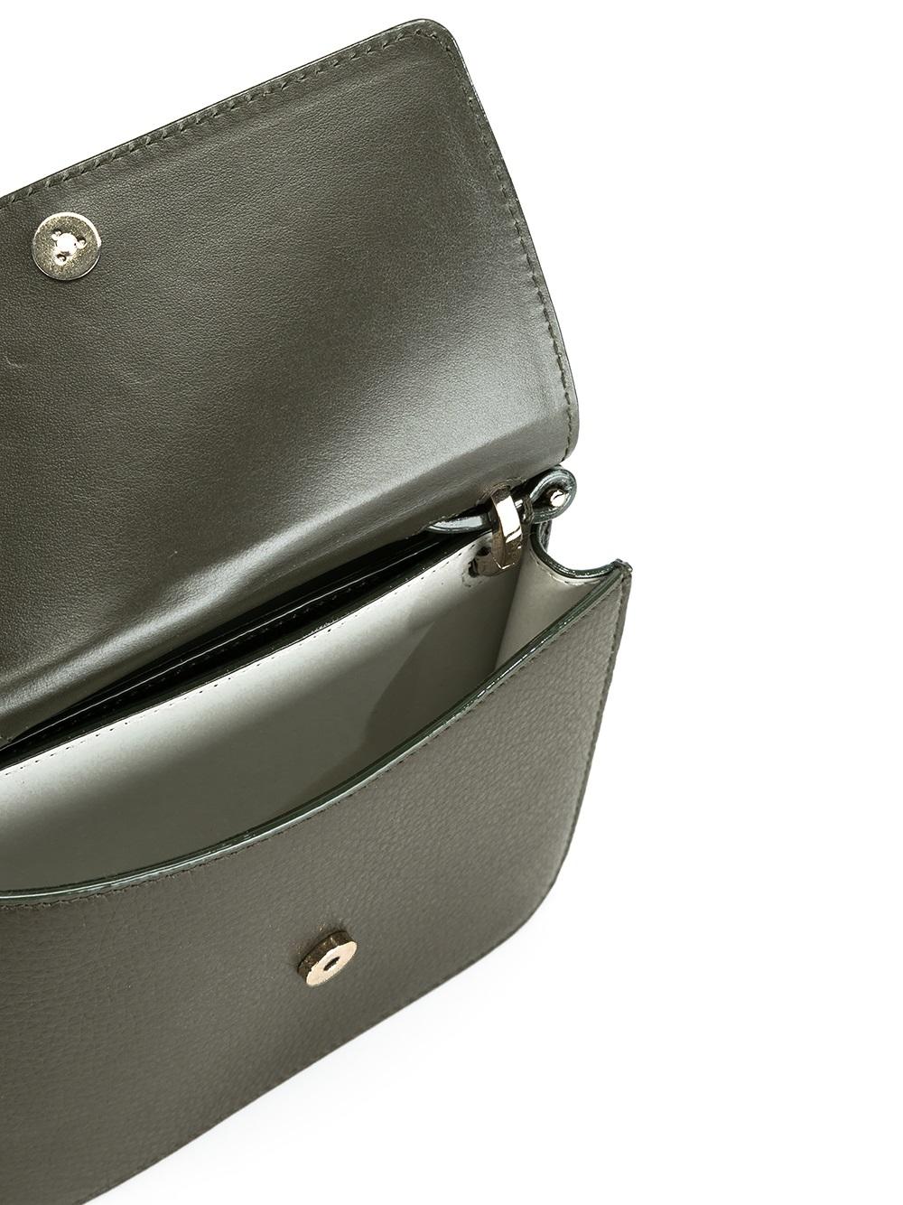 studded handle satchel bag