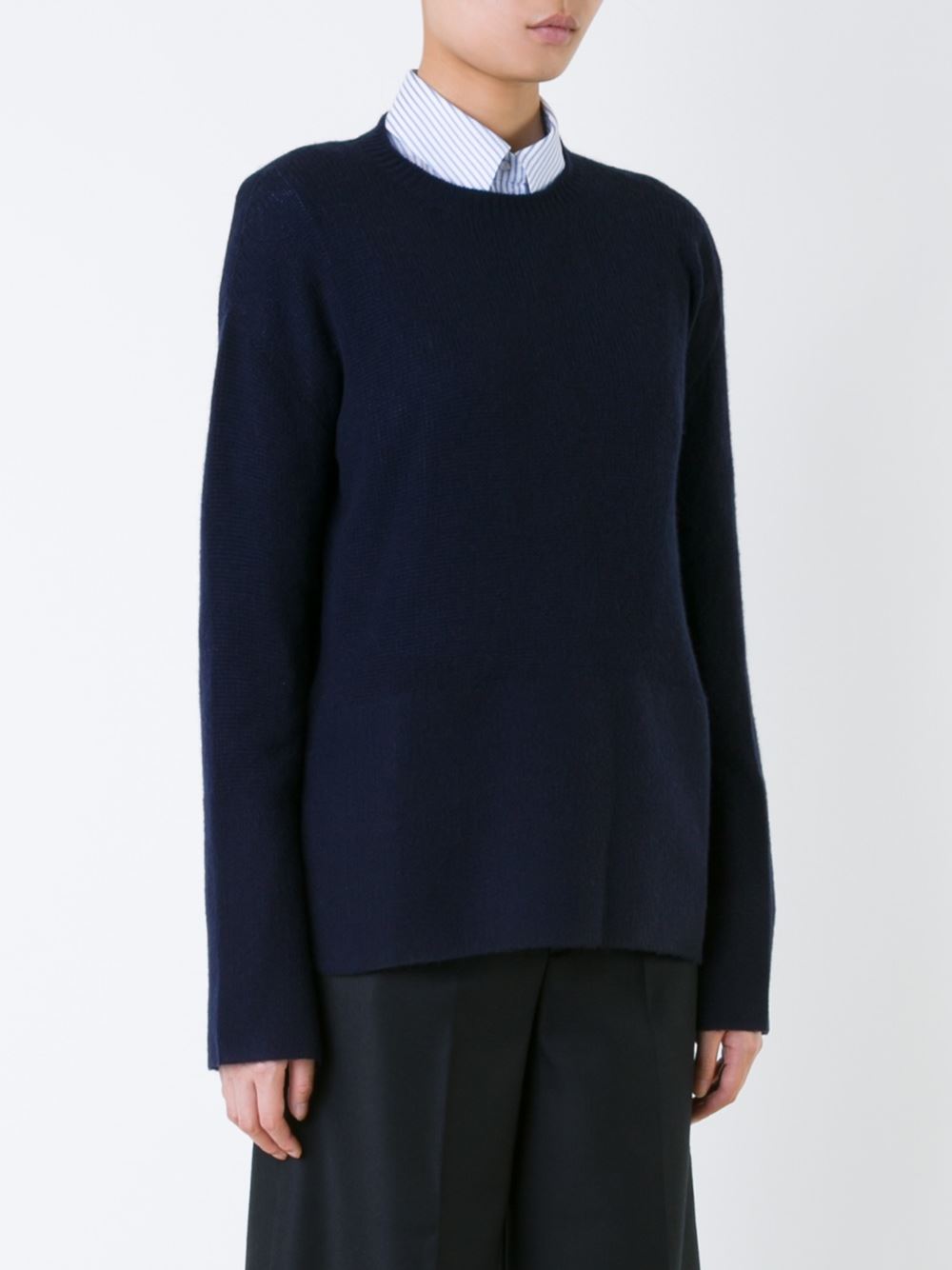 open cuff jumper