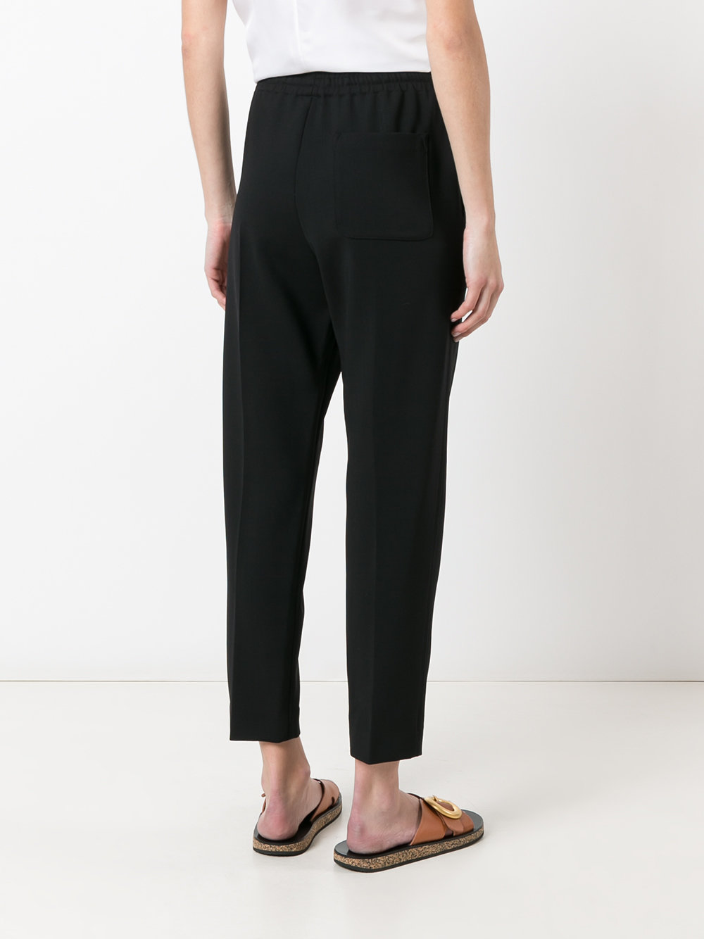 tailored drawstring trousers