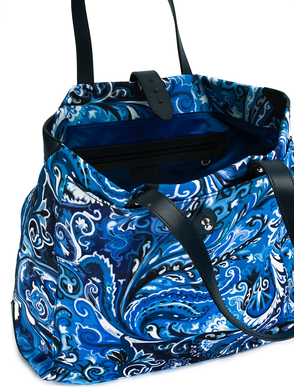 paisley print tote