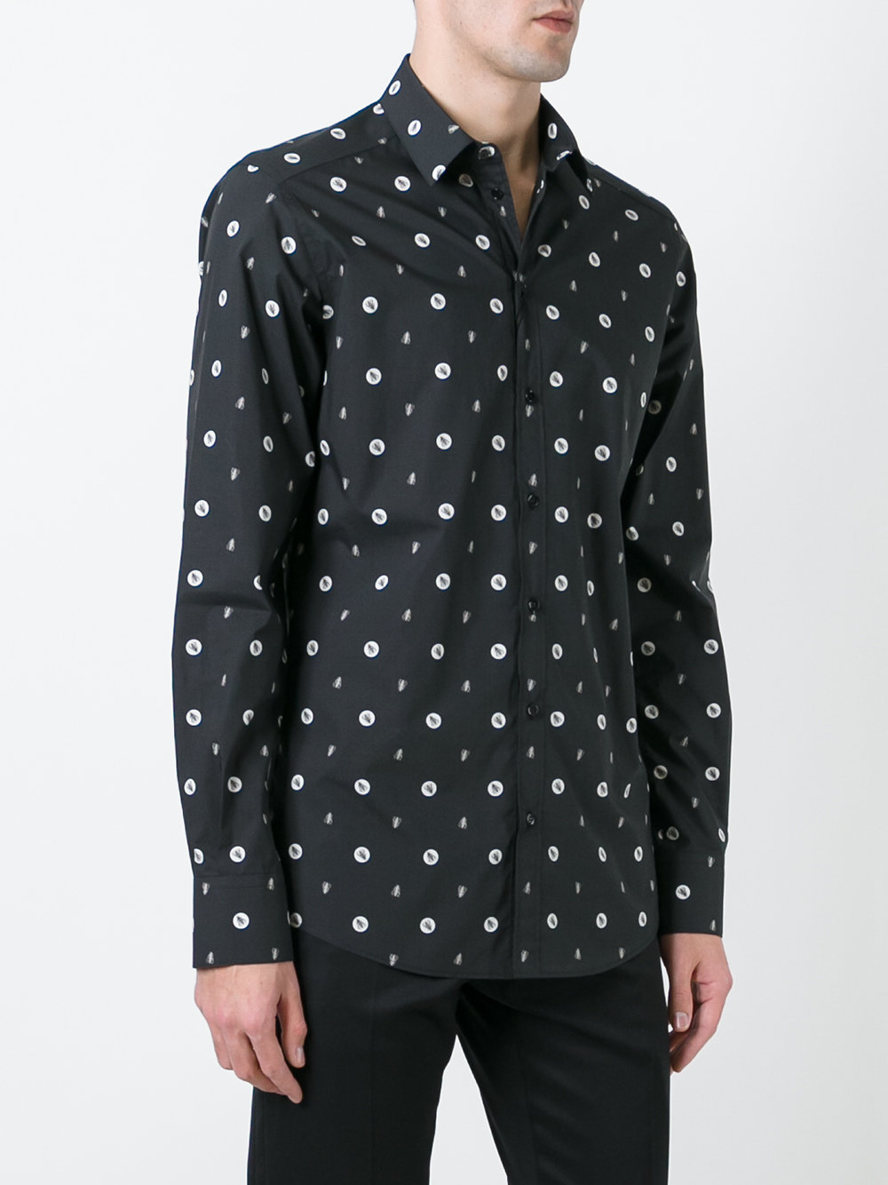 bee print shirt