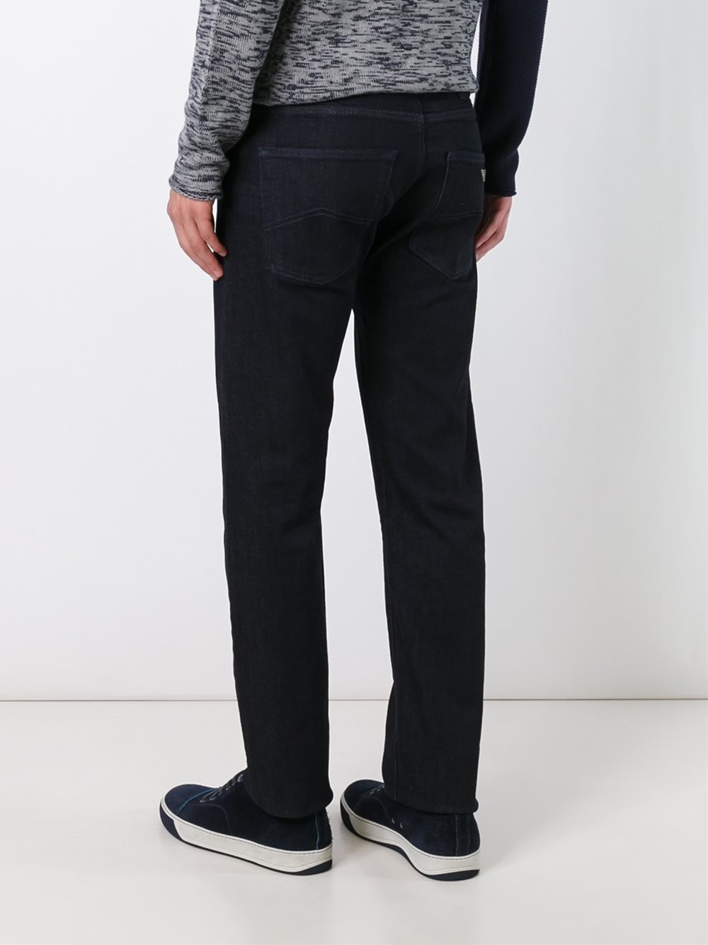 straight leg trousers