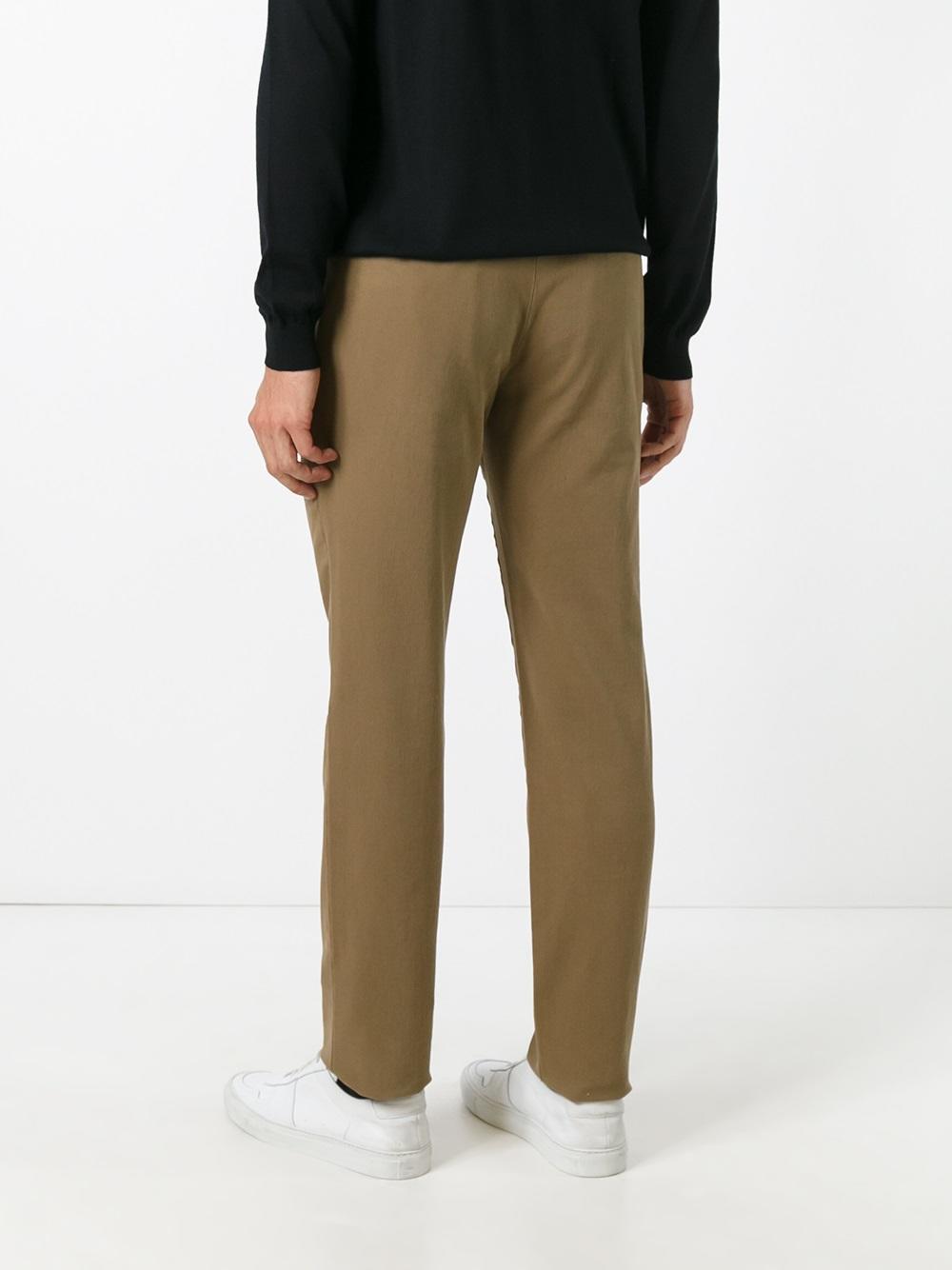 slim-fit trousers