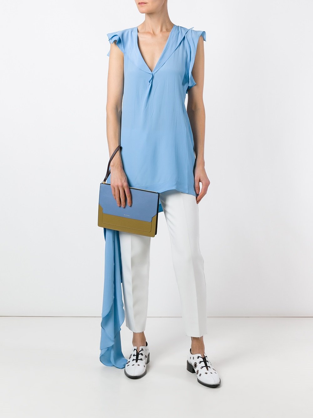 asymmetric draped top