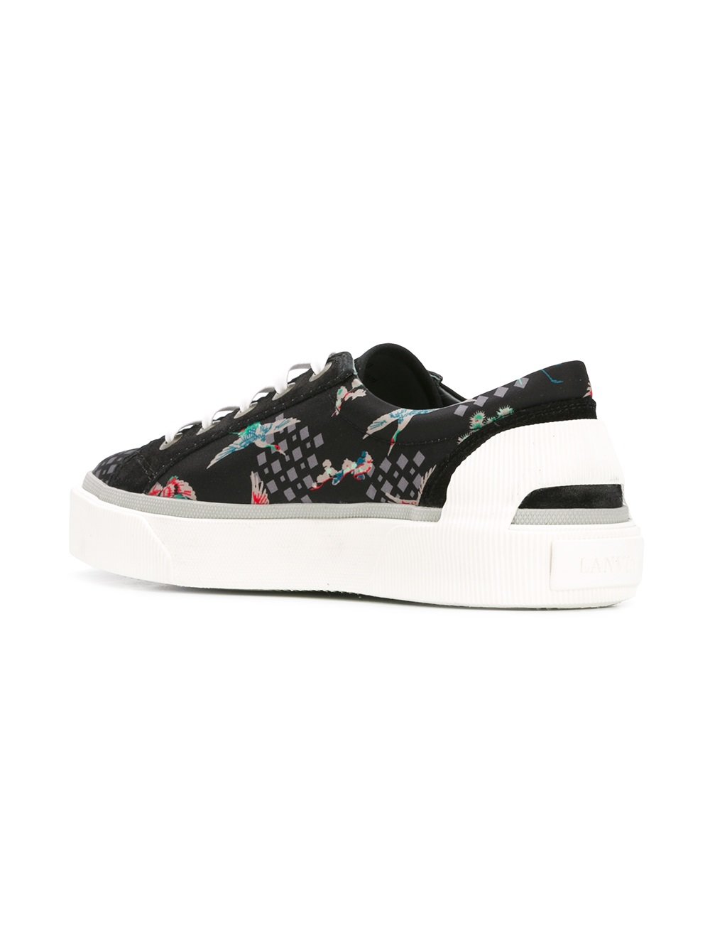 bird print sneakers