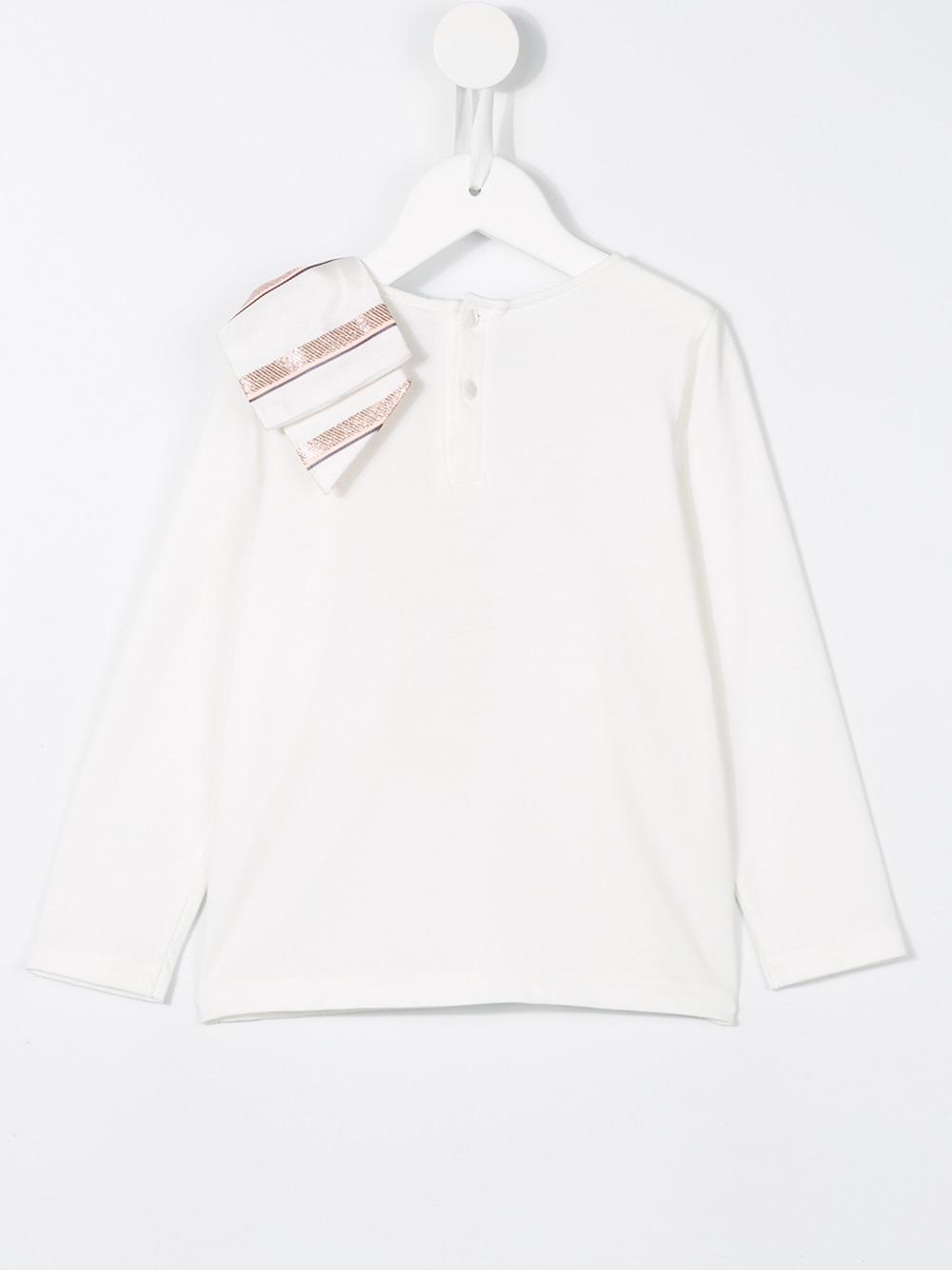bow detail T-shirt