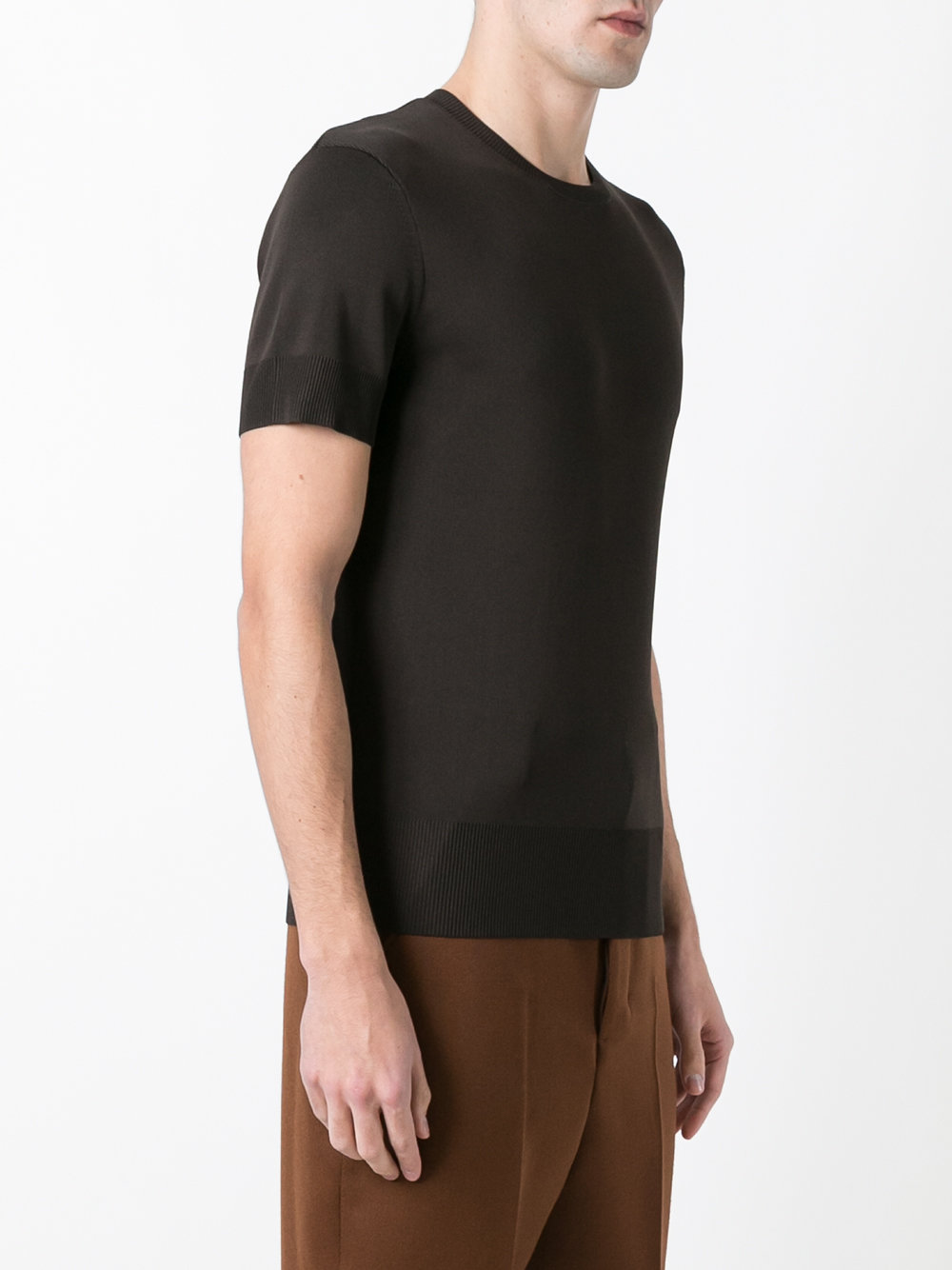 ribbed trim top