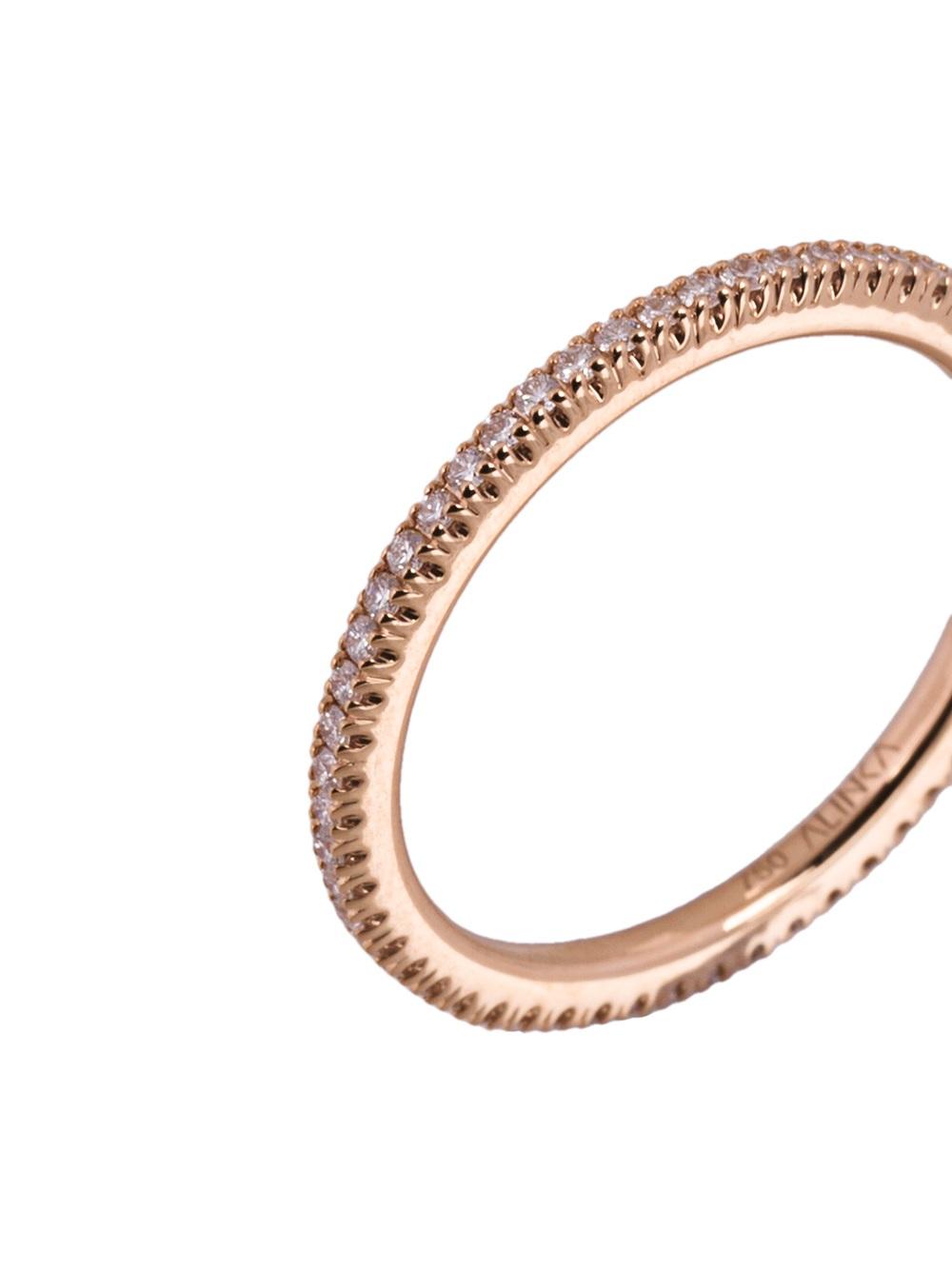 'ALINKA' eternity band super fine full surround ring