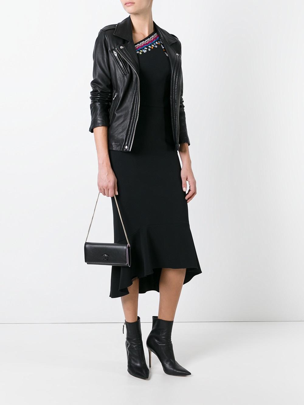 mini Medusa Head foldover clutch