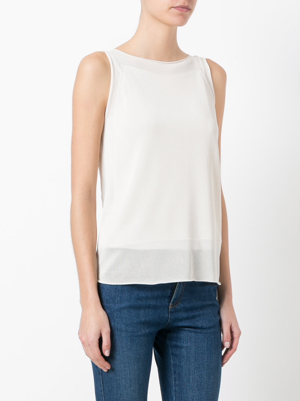 sleeveless blouse