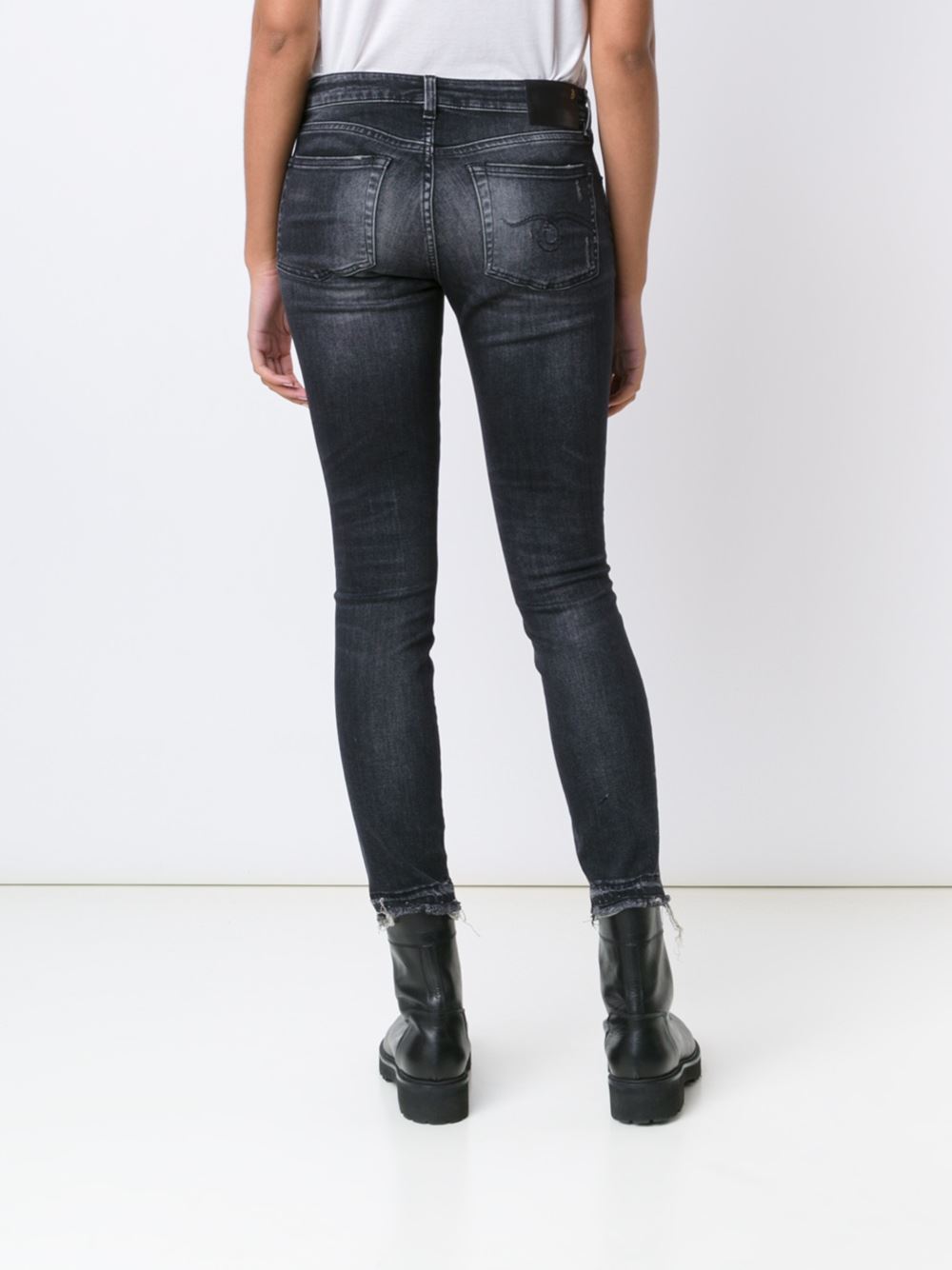 skinny cropped jeans  