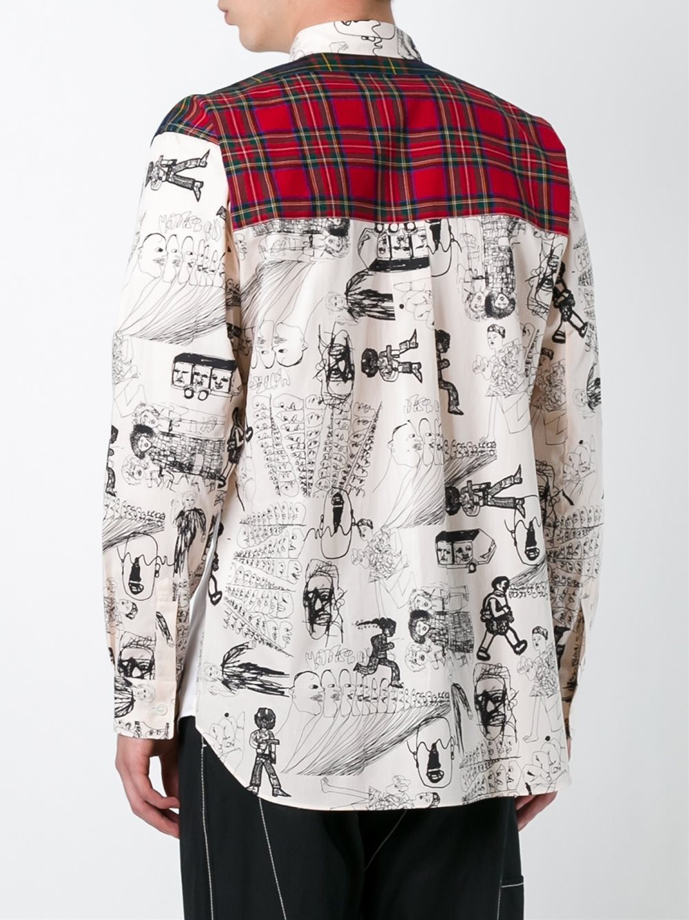 sketch print shirt