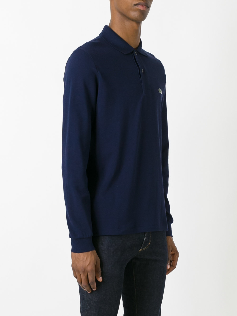 longsleeved polo shirt