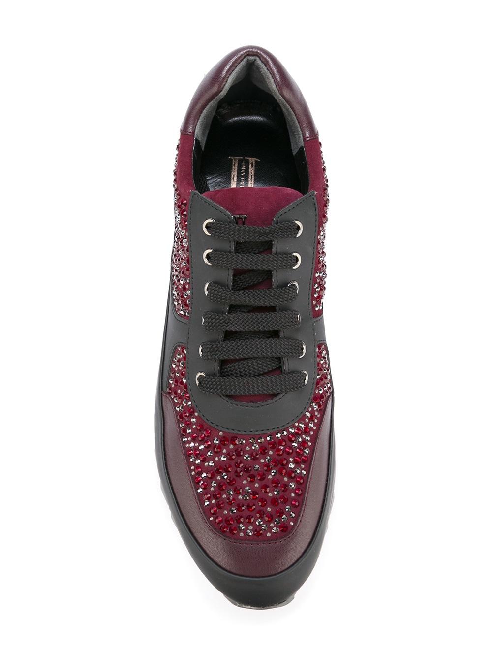 embellished sneakers