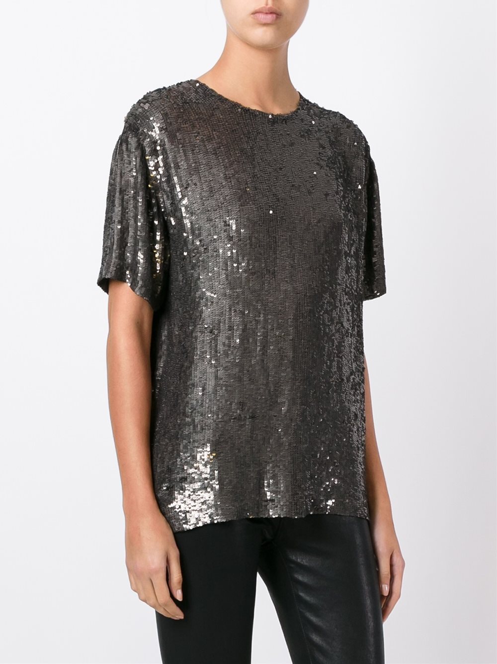 sequin detail blouse