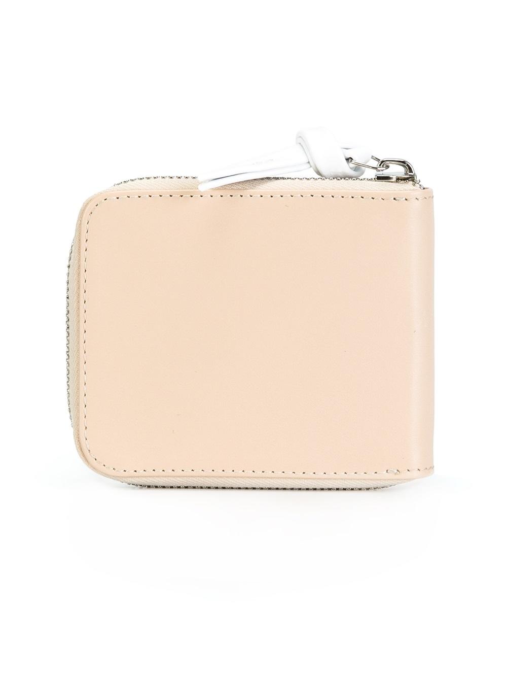 zipped square wallet