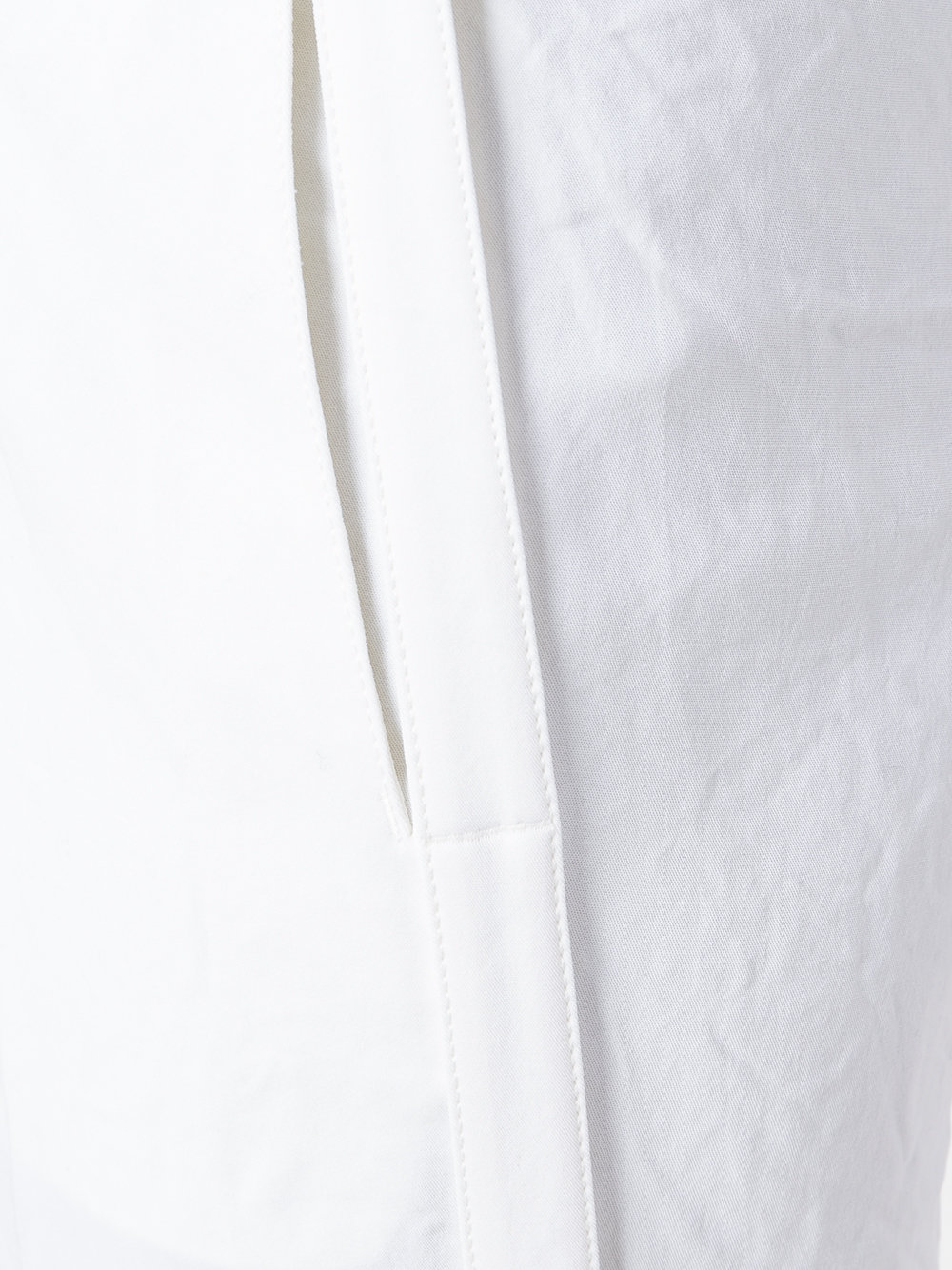 tailored straight trousers