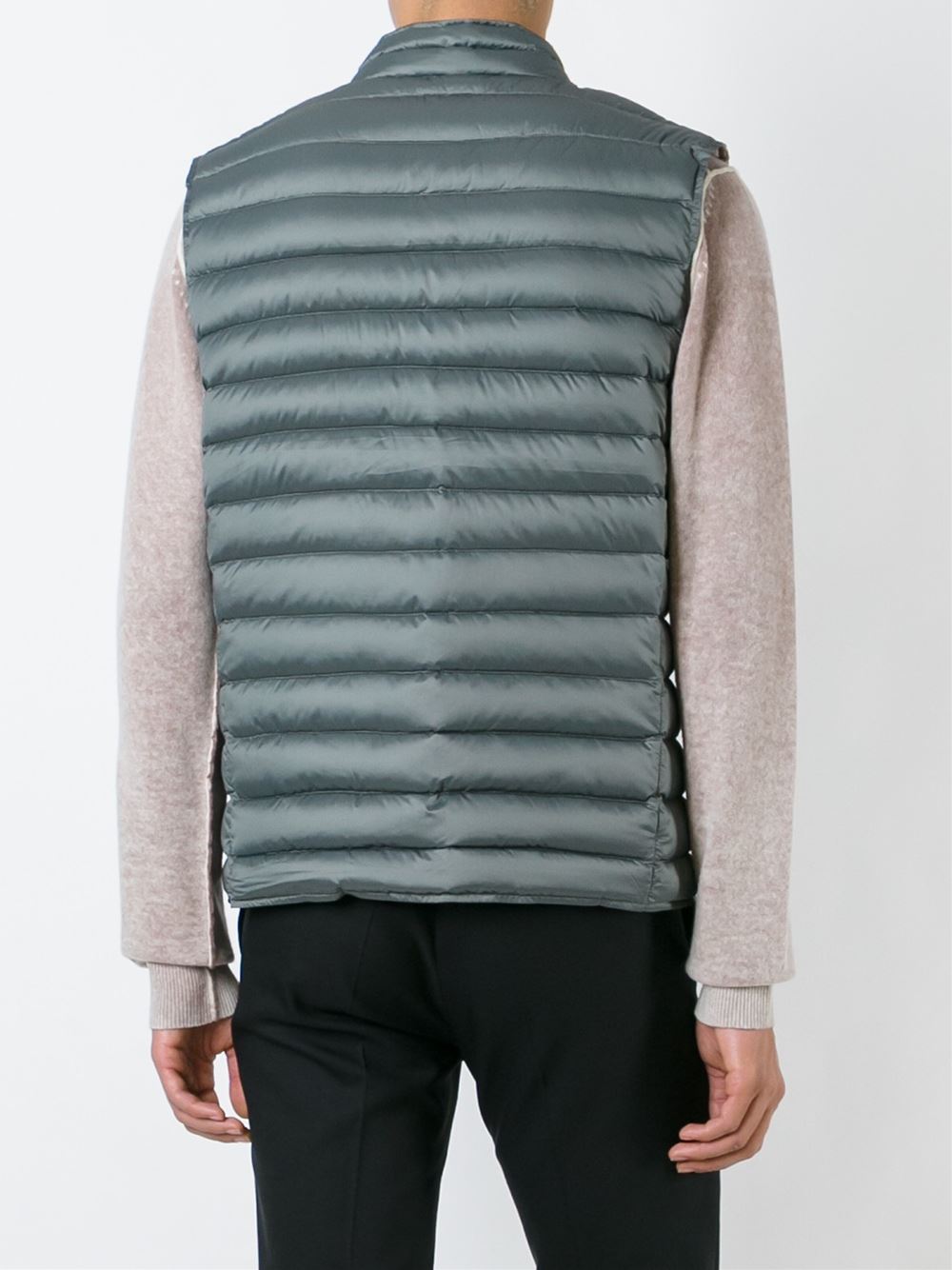 reversible padded gilet