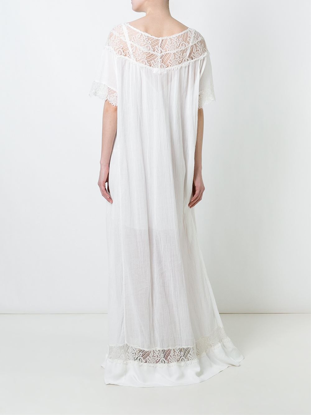 crochet-lace panel gown