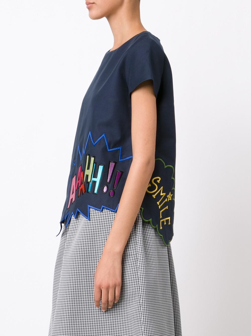 embroidered T-shirt