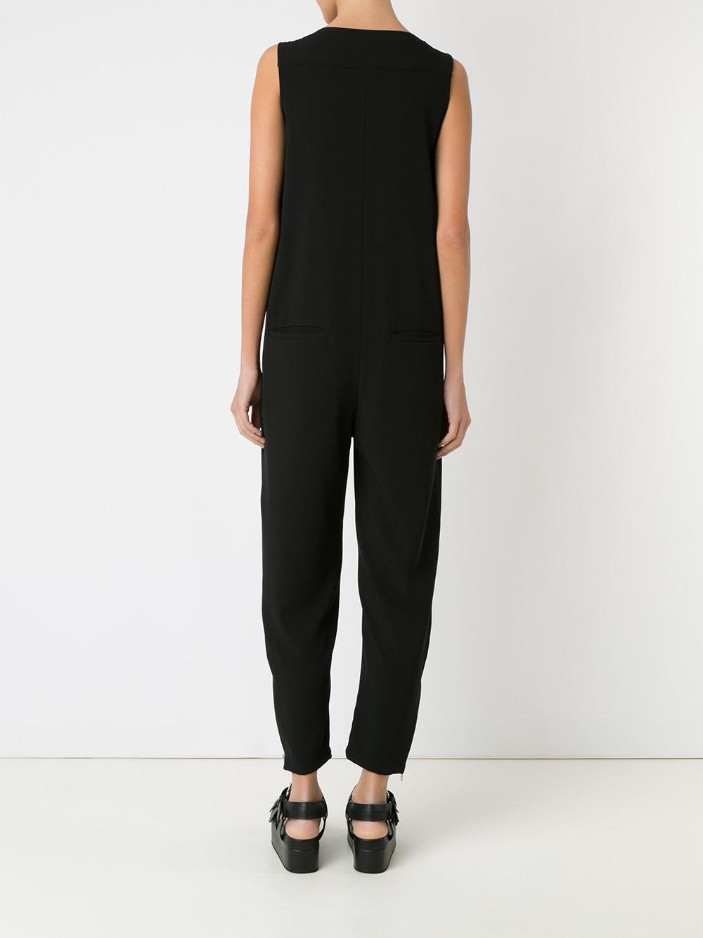 zipped jumpsuit