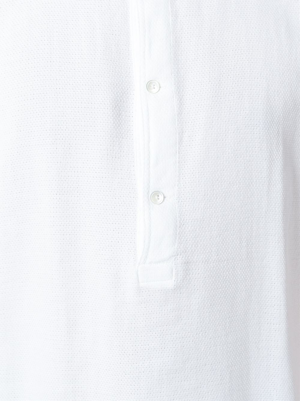 'Weaved Henley'竖排扣T恤
