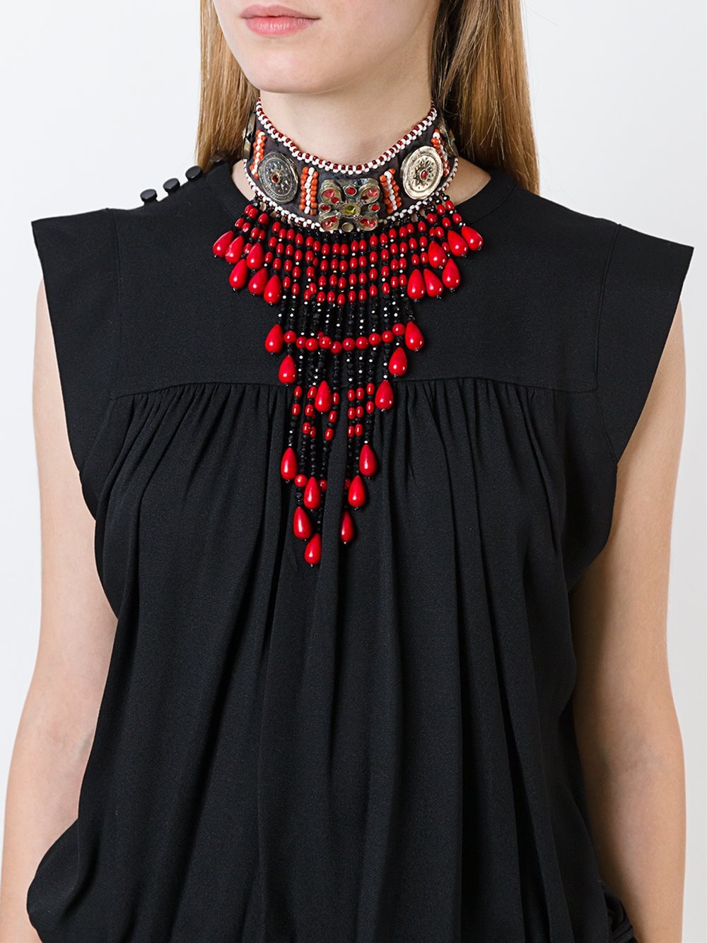 beaded choker