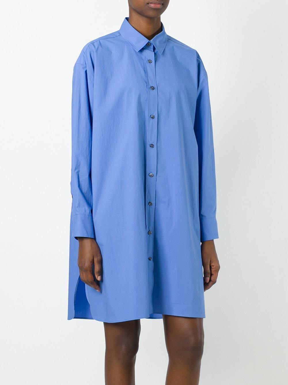 relaxed shirt dress