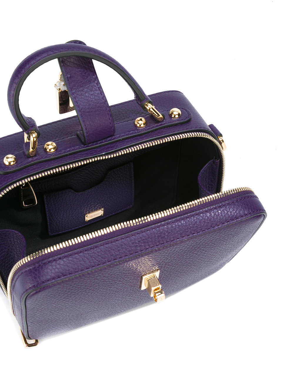 square padlock shoulder bag 