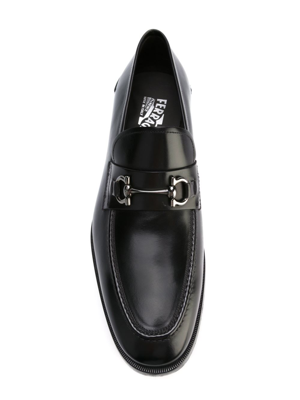 Gancini buckle loafers