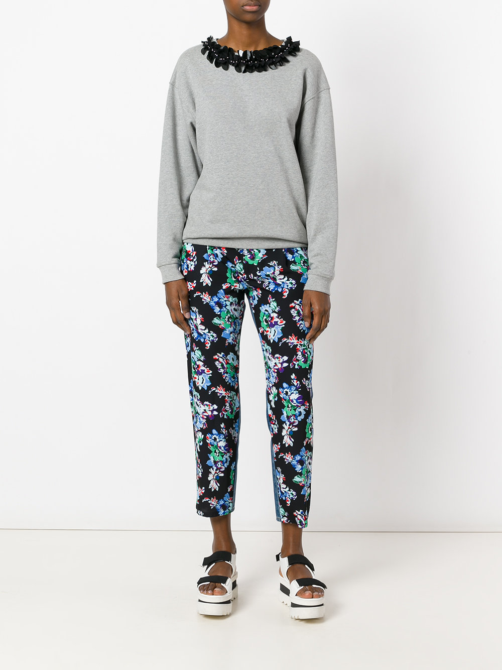 floral print trousers 