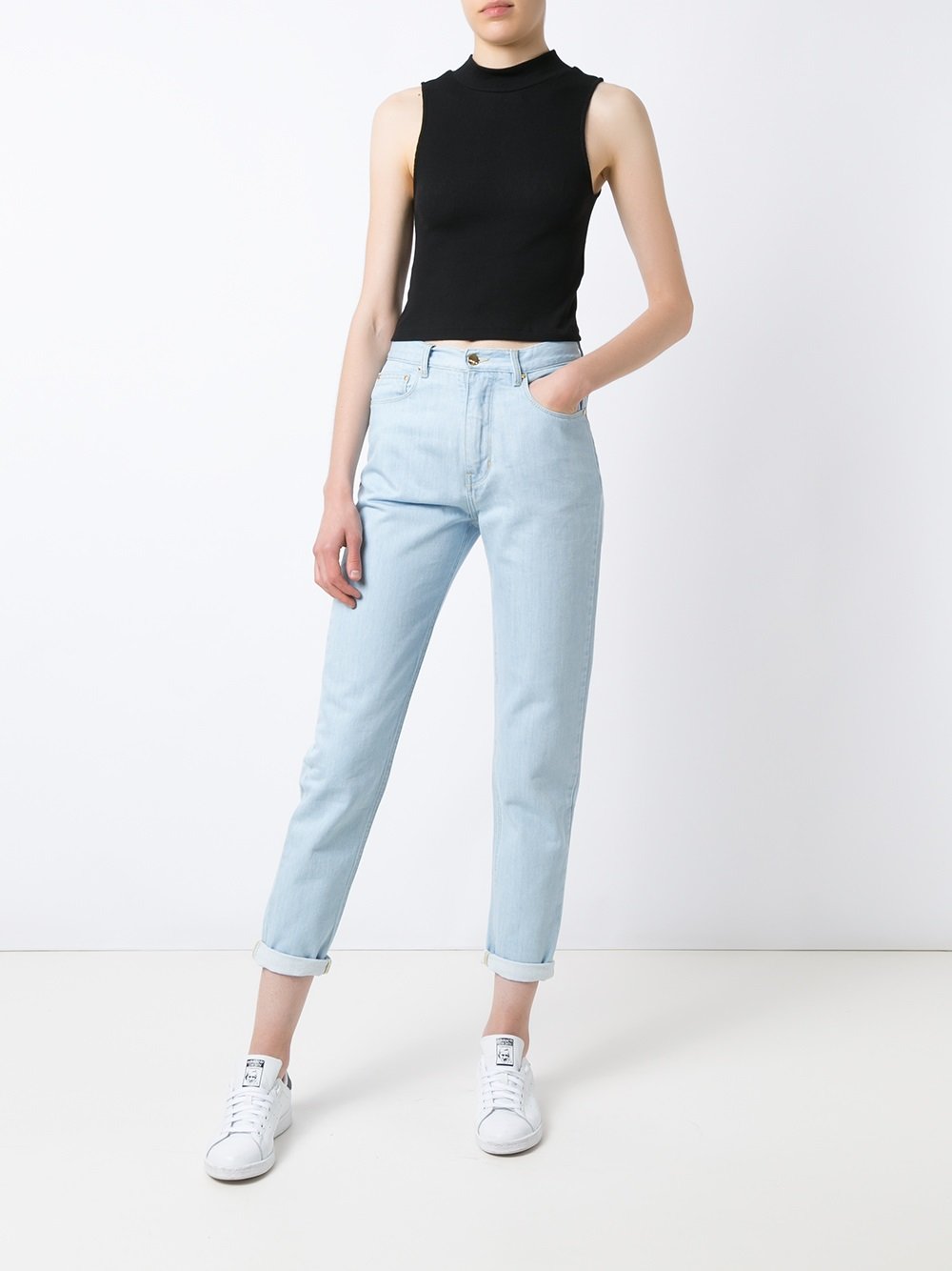 straight jeans