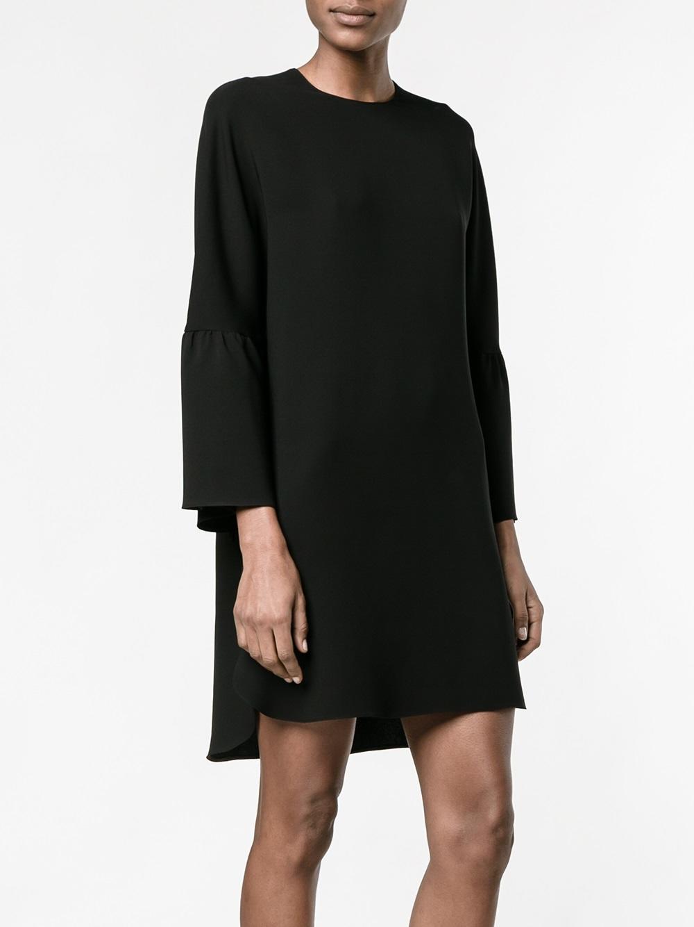 round neck mini dress