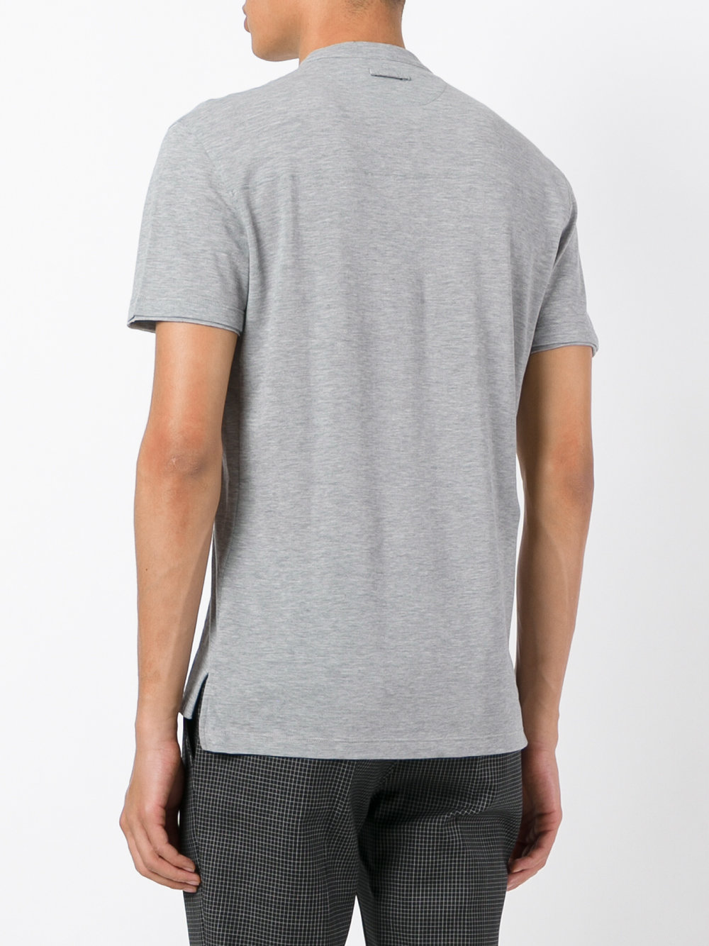 button-detailed jersey top