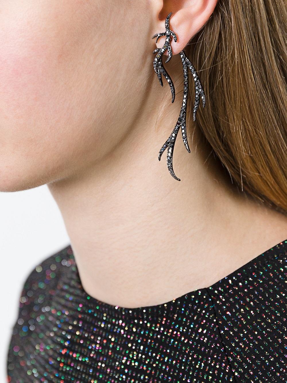 branch studded earrings