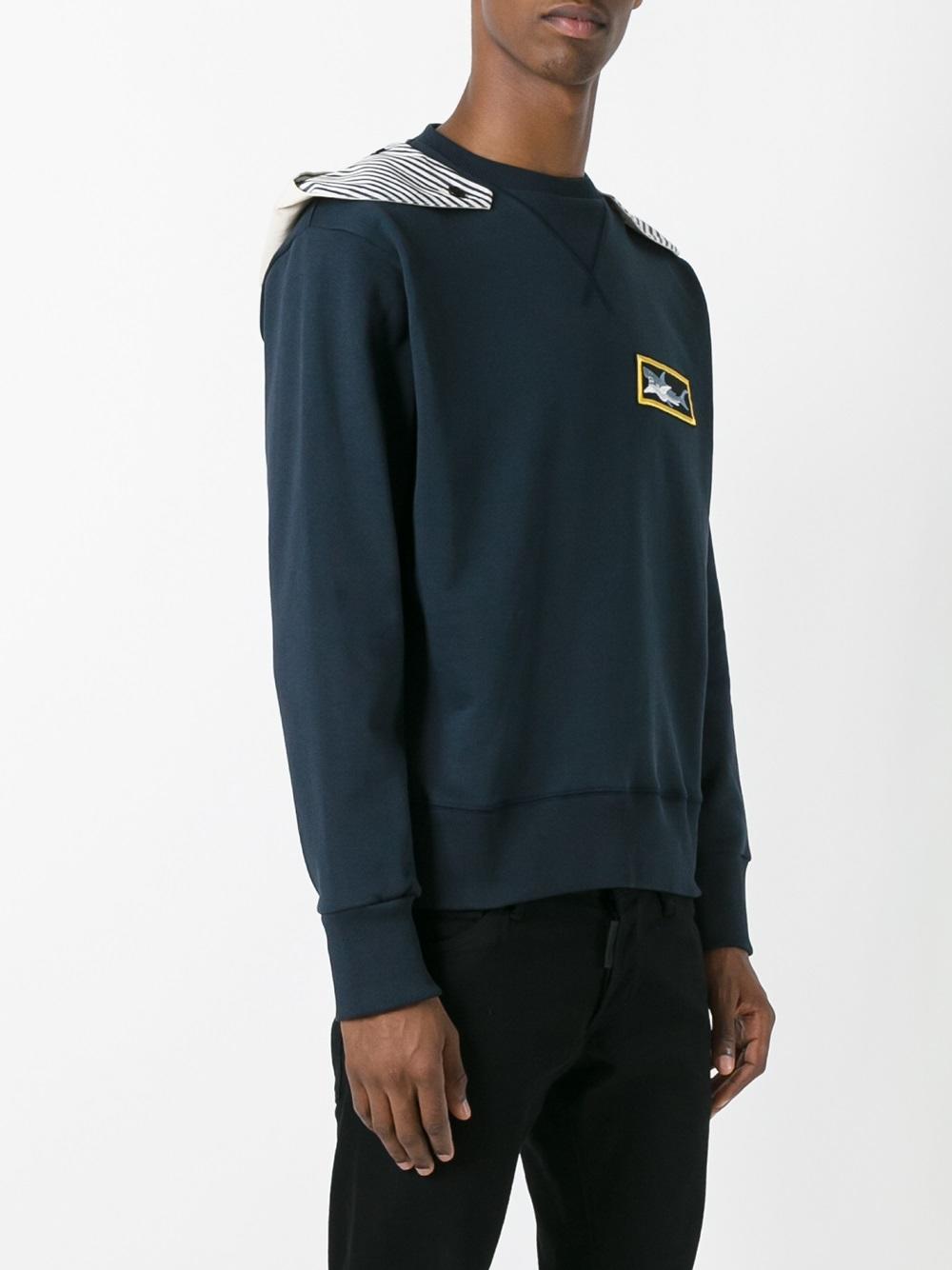 patched hoodie