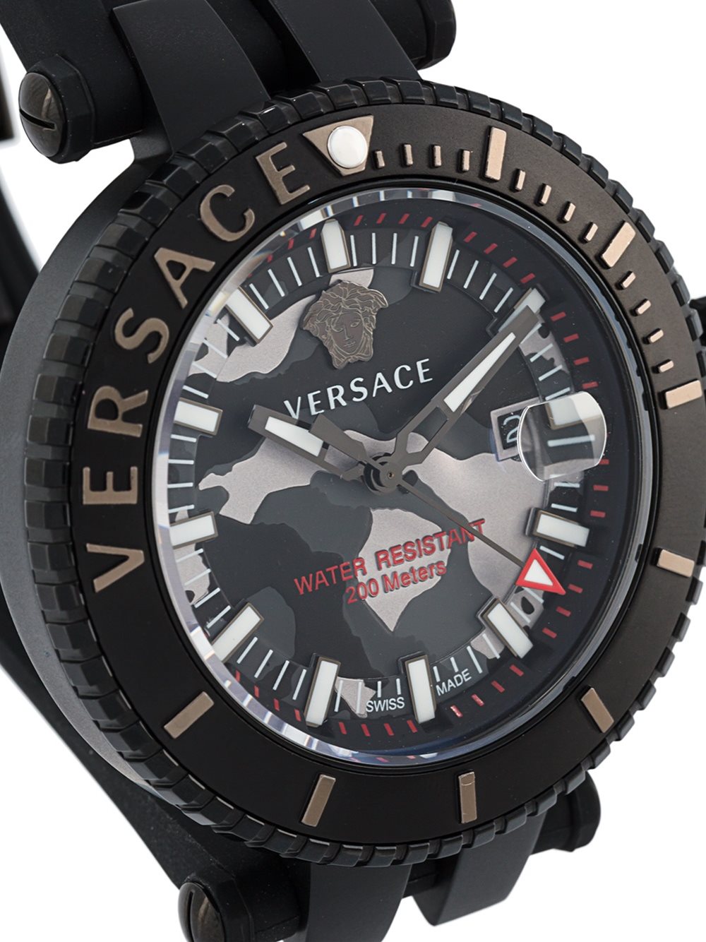 'V Race Camo Diver' watch