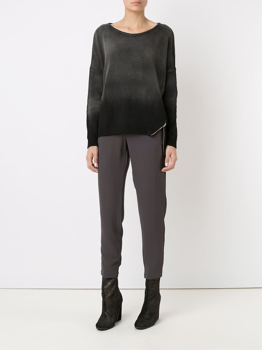 'Grid' trousers