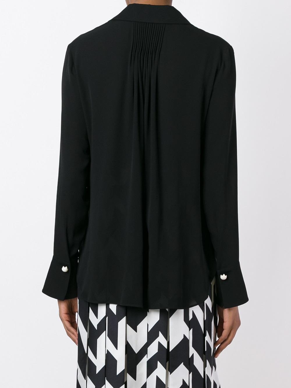 flared cuff blouse