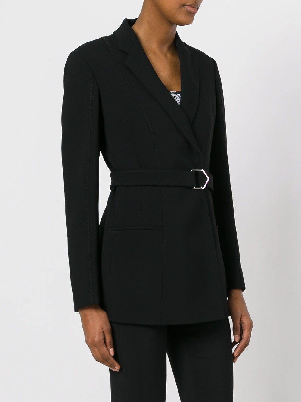waist-tie blazer