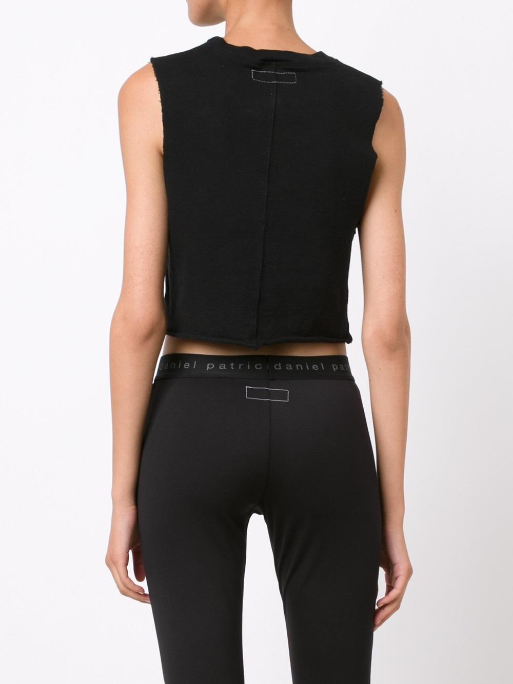 cropped vest