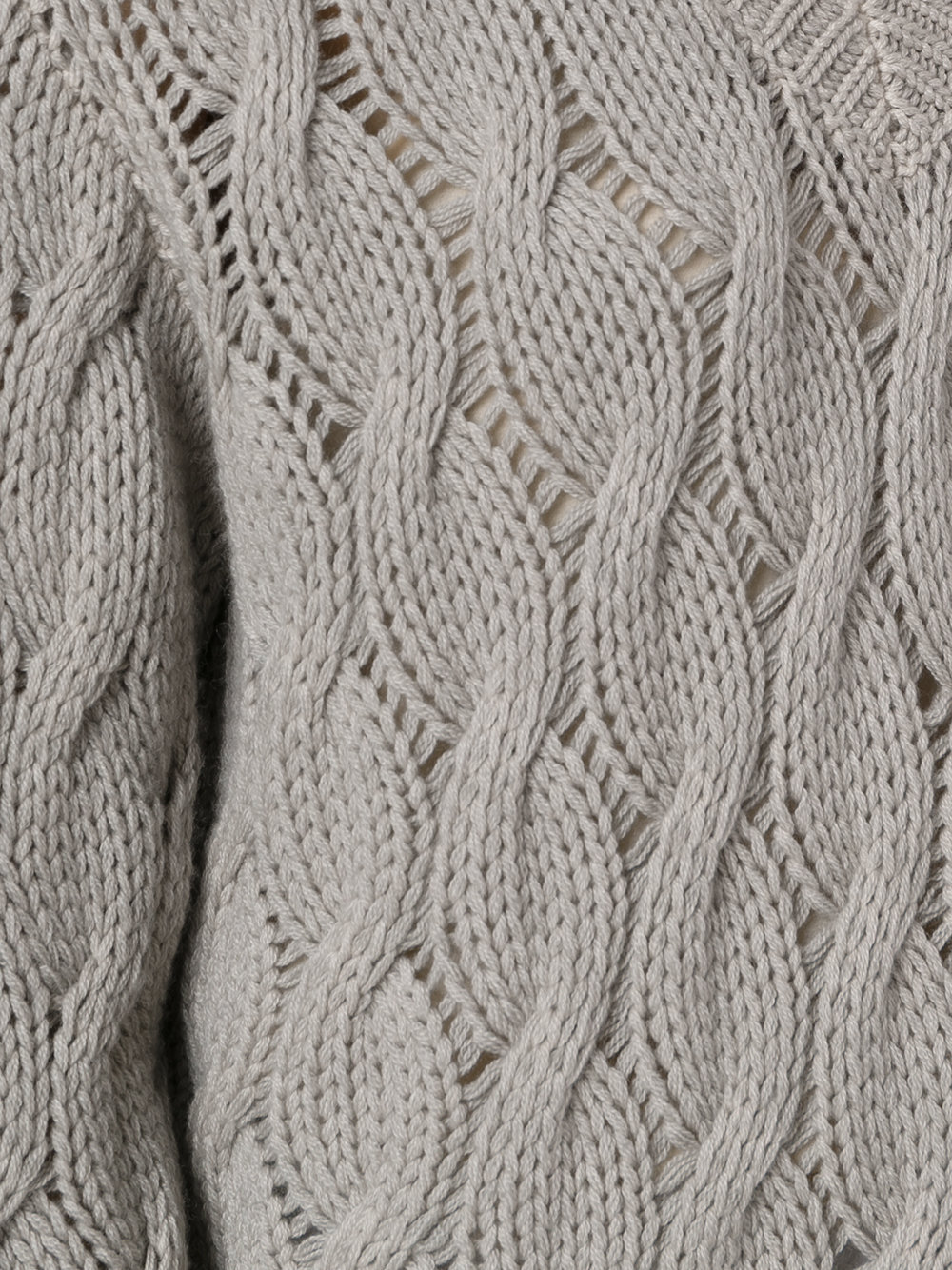 cable knit jumper