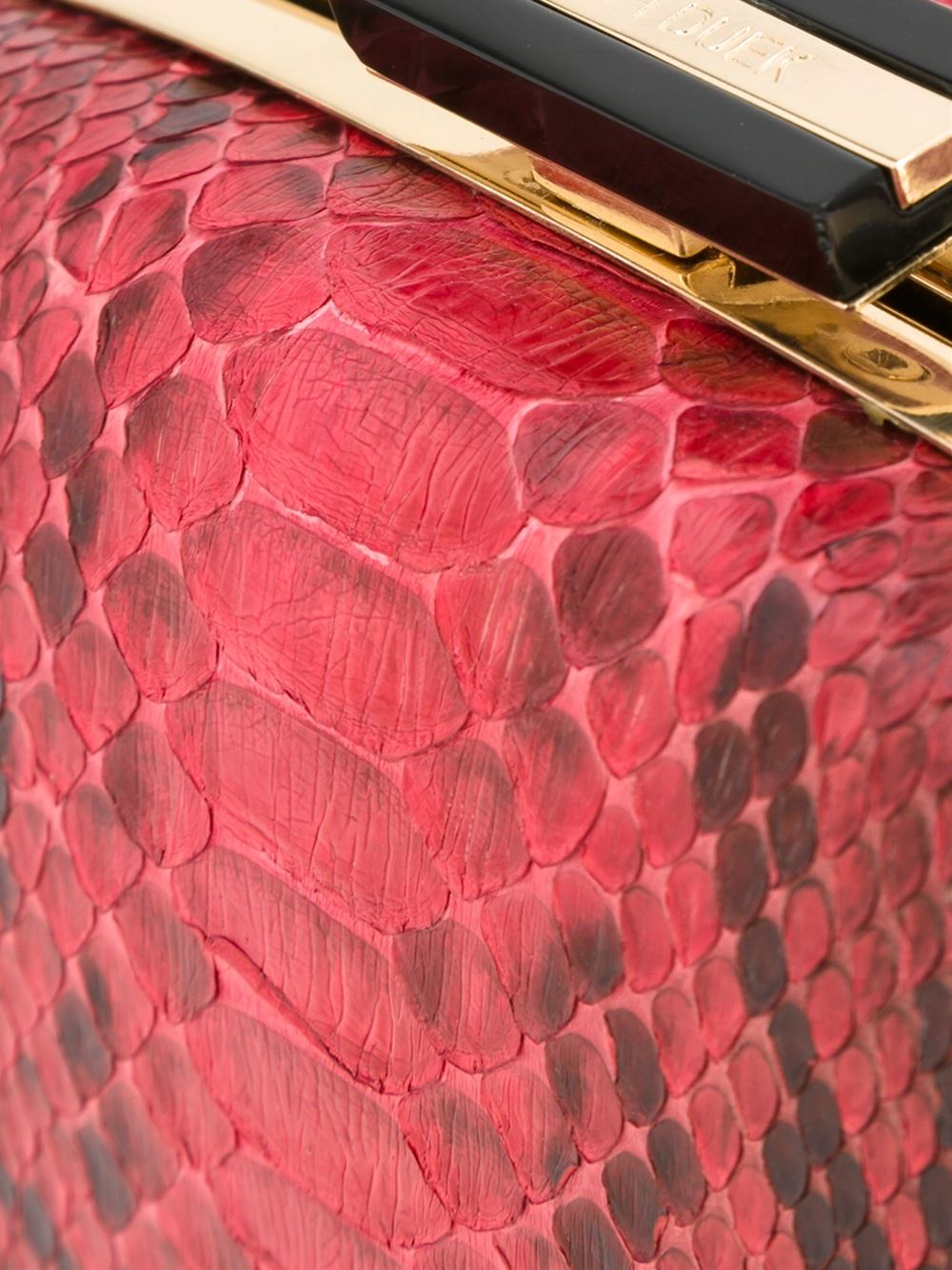 leather clutch