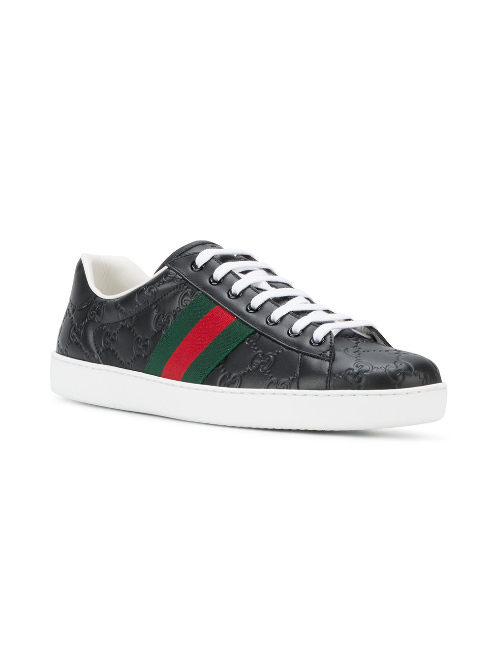 ace gucci signature sneakers