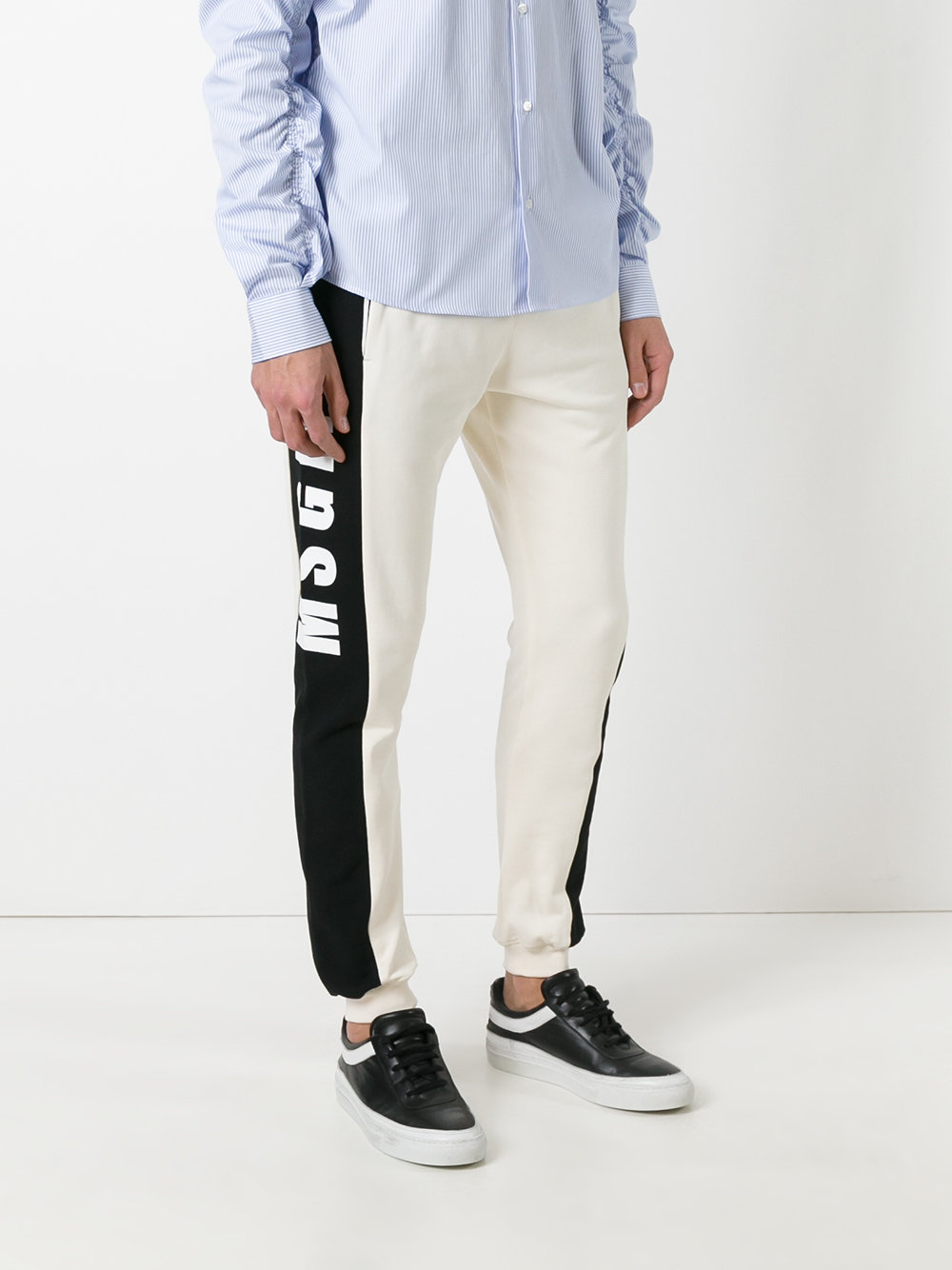 logo side-panel trousers