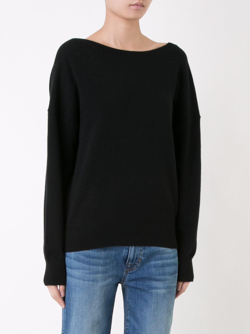  ribbed trim jumper