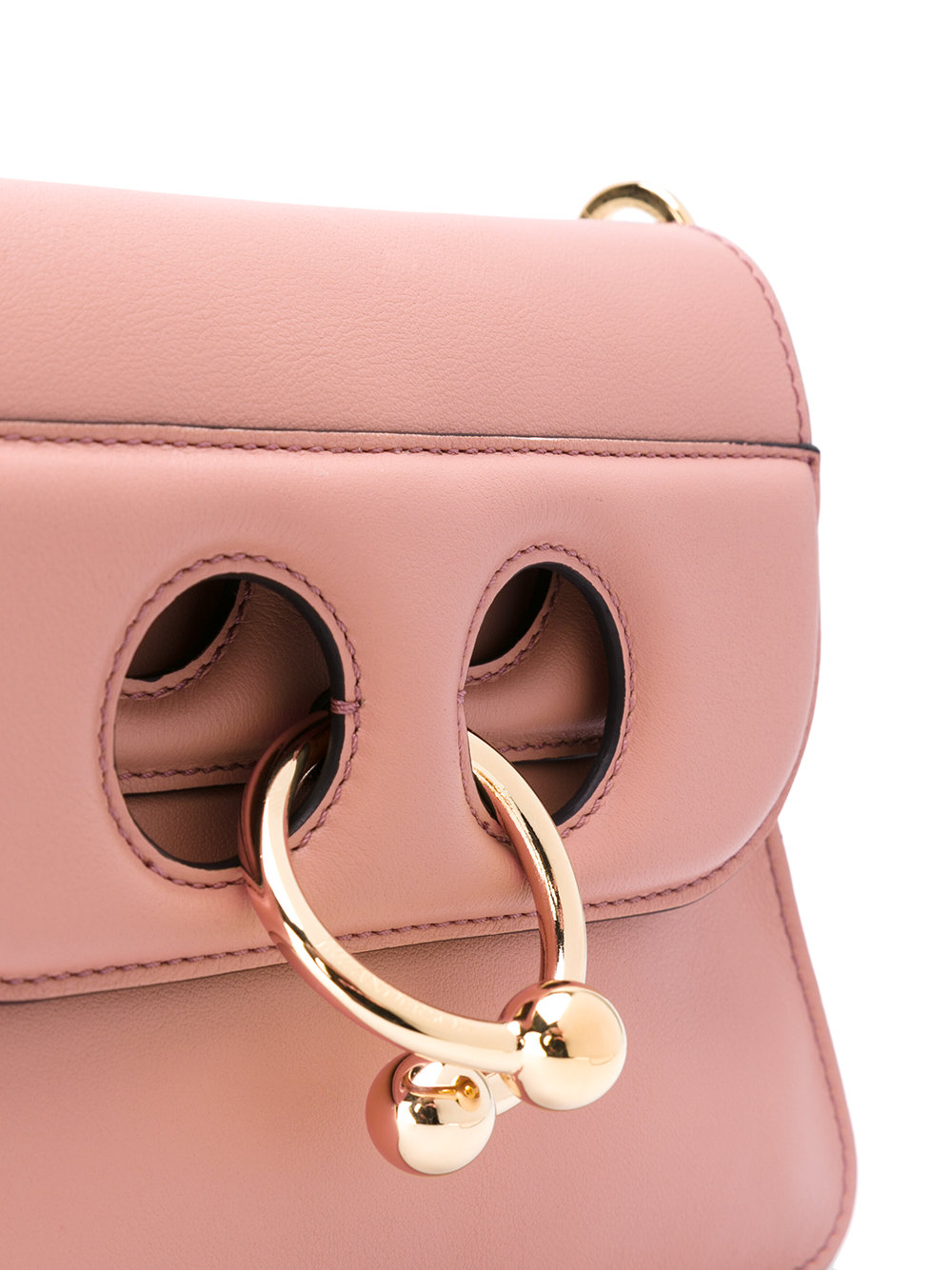 bull-ring lock shoulder bag