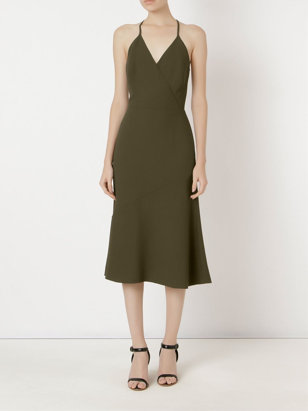 midi cache-coeur dress