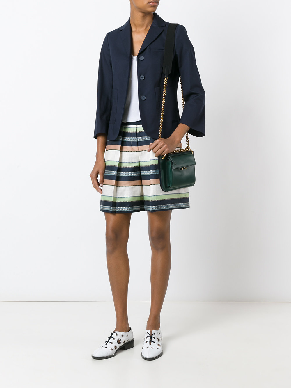 button up blazer
